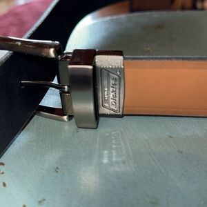 Dickies Black and Brown Leather Belt. (TW 1)